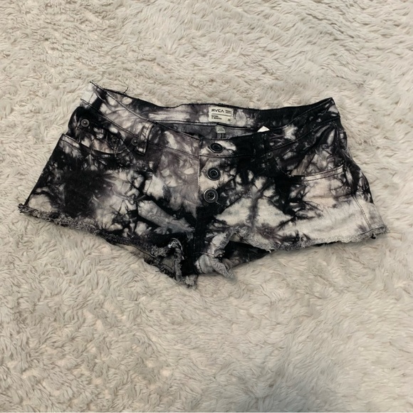 RVCA Tie-Dyed Short Shorts - Picture 4 of 6
